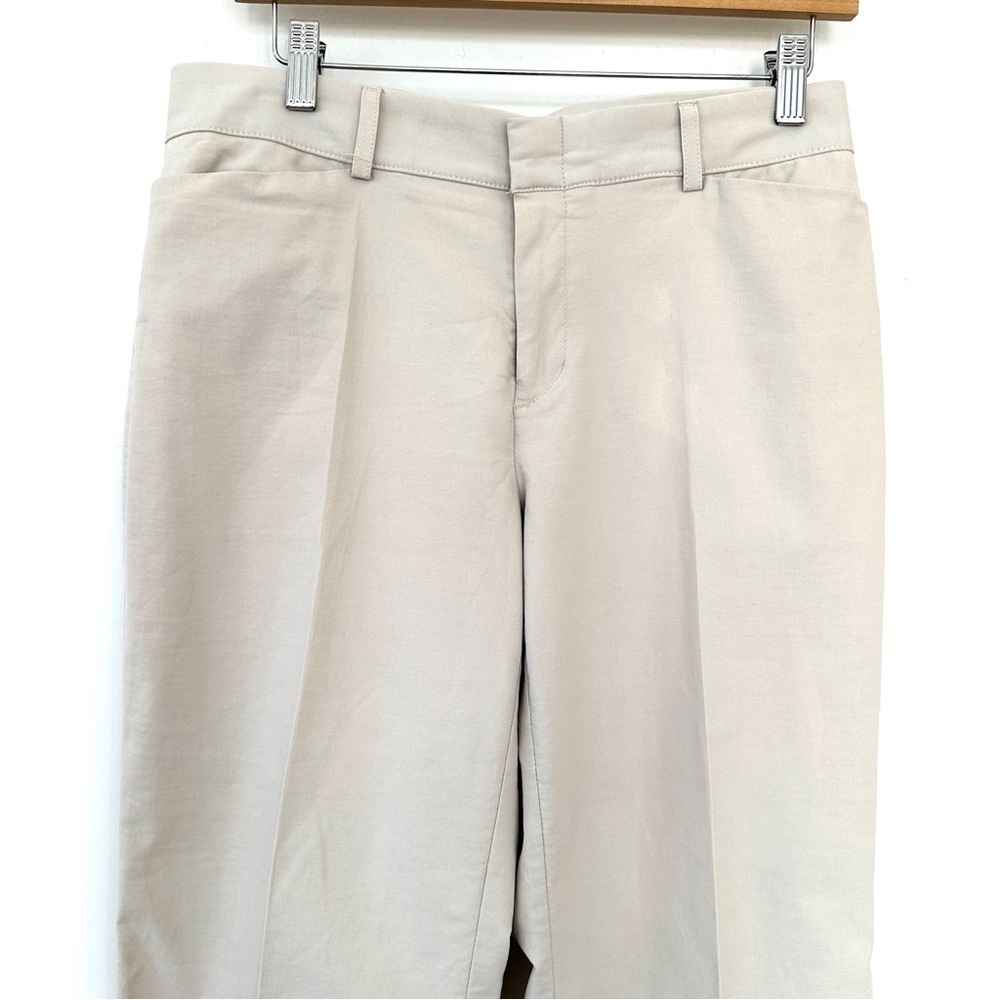 Dockers Women Individual Fit Classic Tan Pants, straight leg, mid-rise, stretch